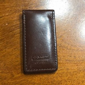 Coach men’s clip wallet